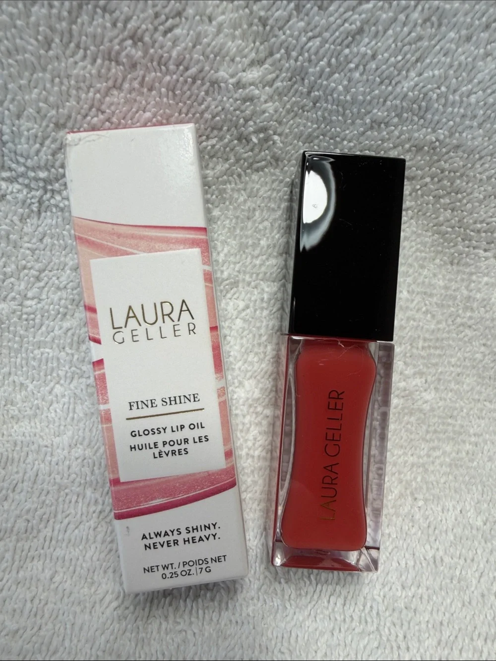🍄5 for $35🍄 Laura Geller Fine Shine Glossy Rose Garden Lip Oil
